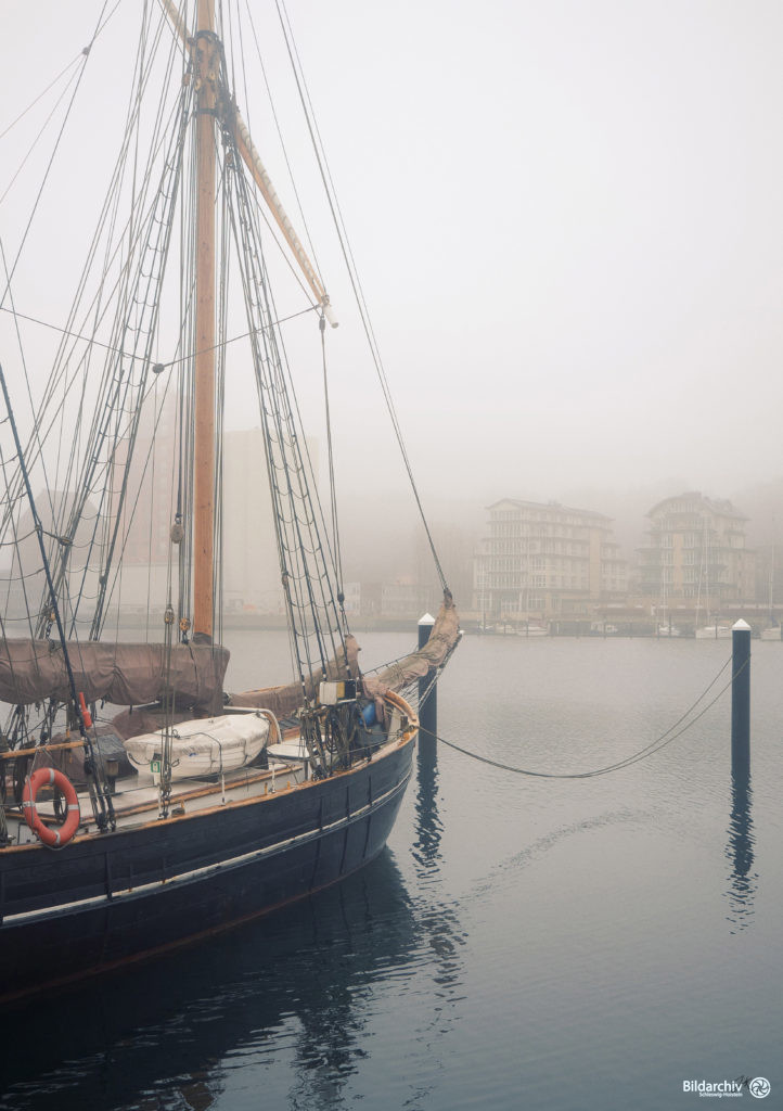 Museumshafen Flensburg Nebel