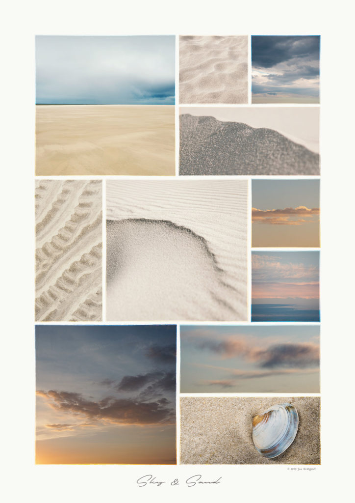 Sky and Sand Collage