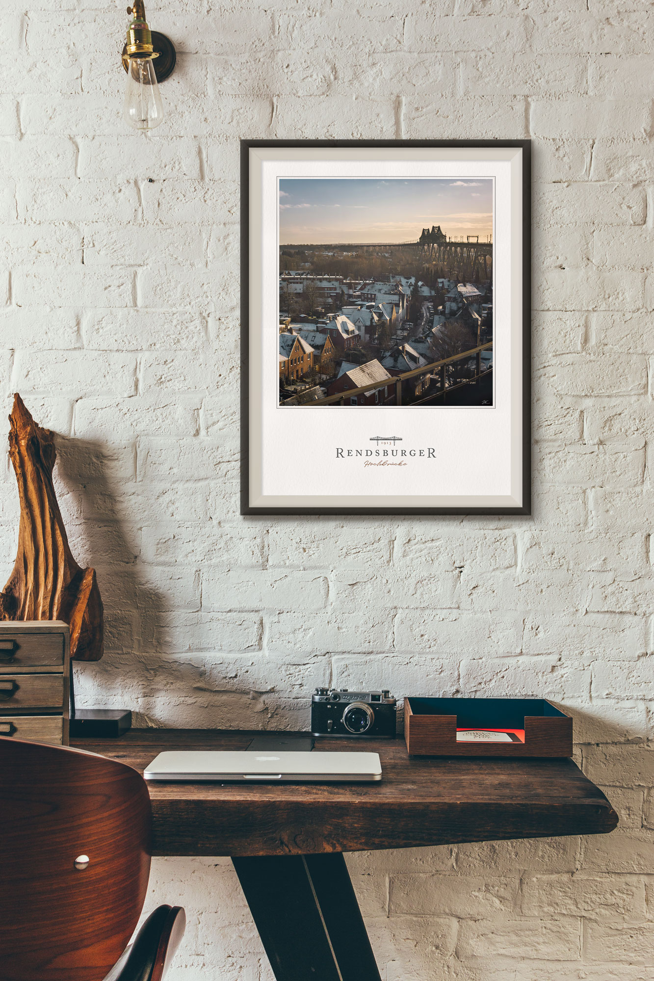 Rendsburger Hochbrücke Wandbild