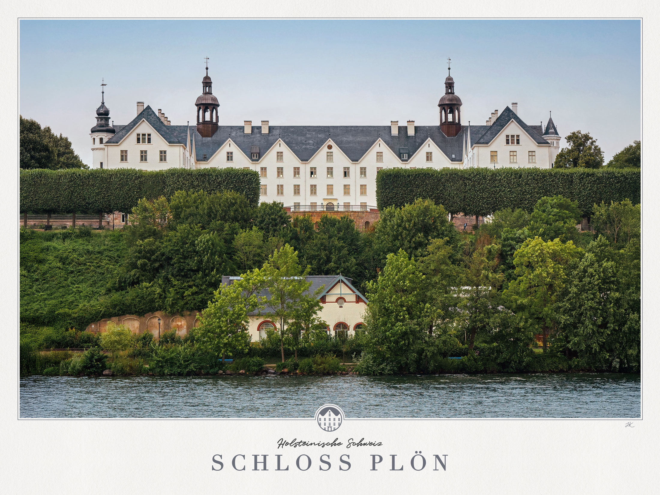 Schloss Plön vom See aus