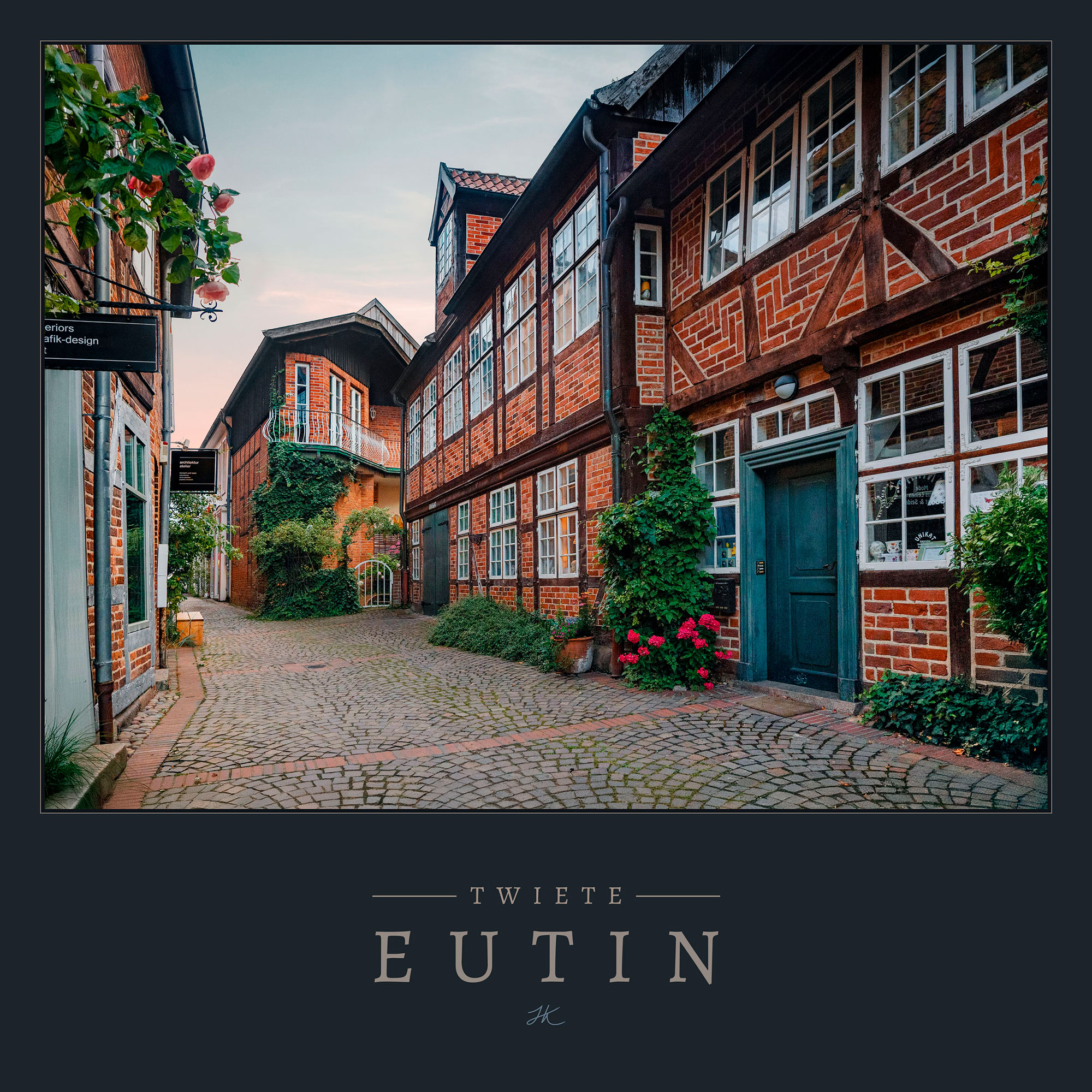 Die Twiete in Eutin ist einer der schönsten Gassen in der Altstadt Eutins