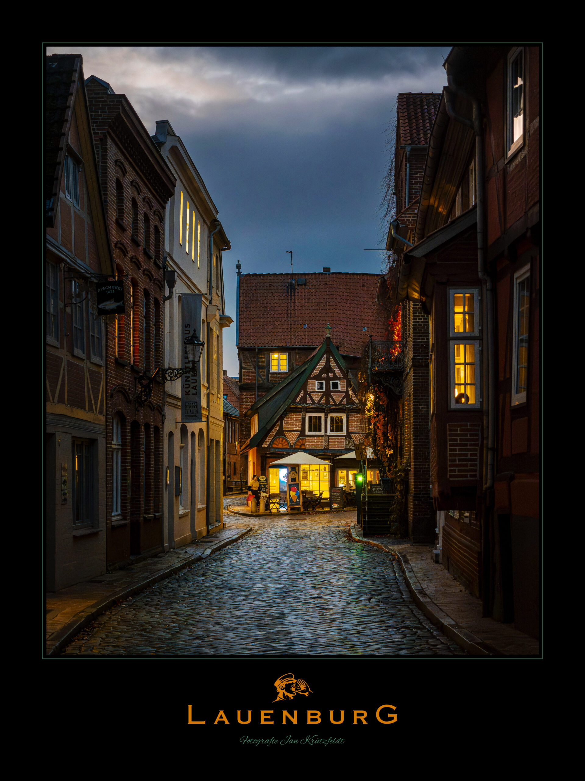 Lauenburg an der Elbe – Altstadt bei Nacht